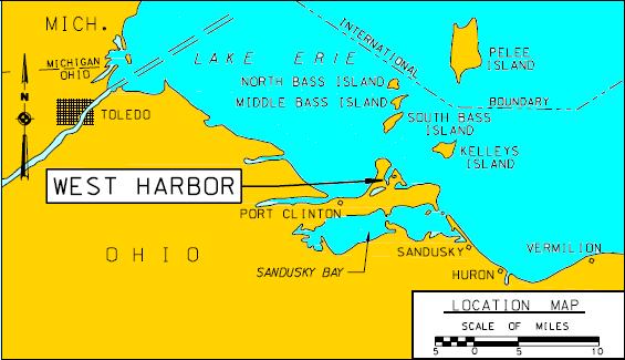 HARBOR INFRASTRUCTURE INVENTORIES West Harbor, OH Harbor Location: West Harbor is located on the southern