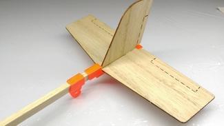 Use some sandpaper to scruff up the top surface of the Tailplane Mount to allow the