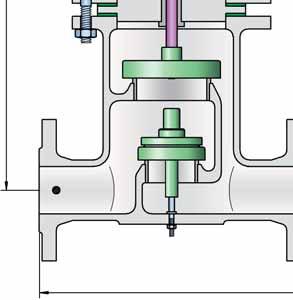 The valve prevents emission losses almost up to the set pressure and provides protection from product entry into the system.