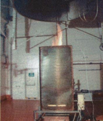 Figure 14 View of the CARMELA device during a test. The first phase of thethe first phase of the CARMELA program includes 15 tests carried out in 2000 and 2001.