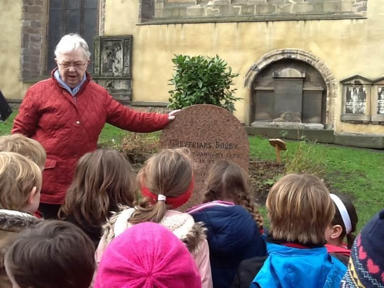 This week P2C and P2A went on a trip to Greyfriars Church.