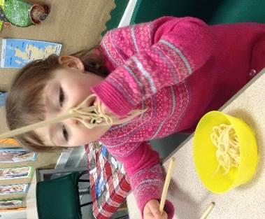 New Year for the Nursery The nursery children have been learning about the Chinese New Year.