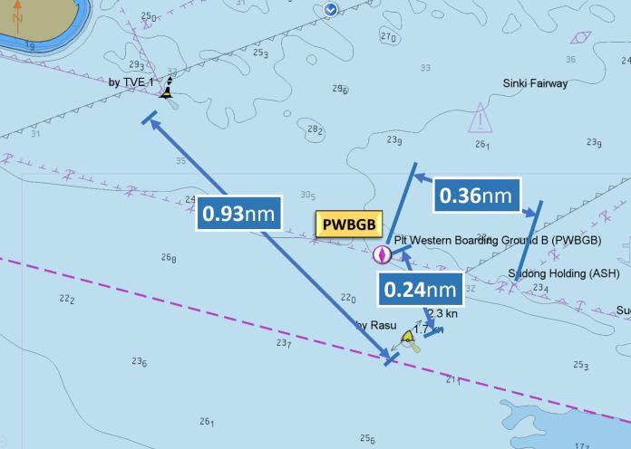 Expected Traffic: - (see next page) Vessels and barges in/outbound from the anchorages west of PWBGA and project areas north of PWBGA.