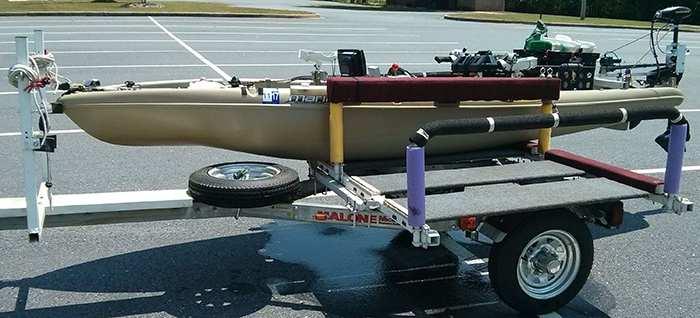 com/northern-industrial-trailer-carries-600-lb/dp/b0000ax3xg/ref=pd_sbs_sg_4 The following document illustrates how I have modified kayak trailers to allow quick unloading/loading at a boat ramp.