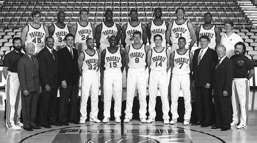 Season91-92 Review RECORD The Suns 53-29 record marked the fourth-straight year with 50 or more wins.