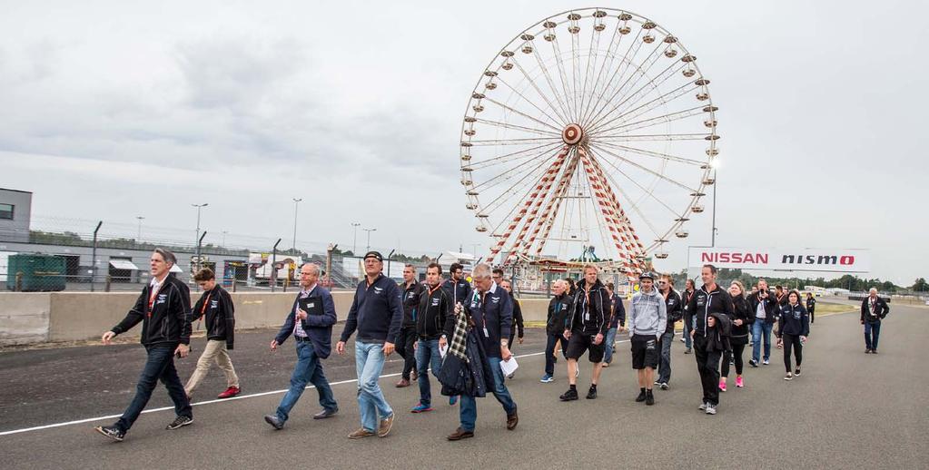 driver coaching Guided tours of Le Mans and drive the track pre-race (rental vehicles at legal speed) Local transportation vans with security and