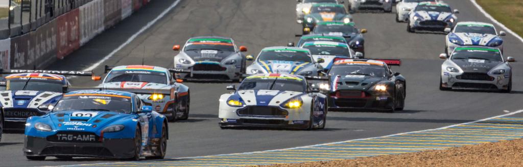 THE ASTON MARTIN LE MANS FESTIVAL Aston Martin returns to the fantastic Le Mans Festival race, previously held this iconic marque in 2015.