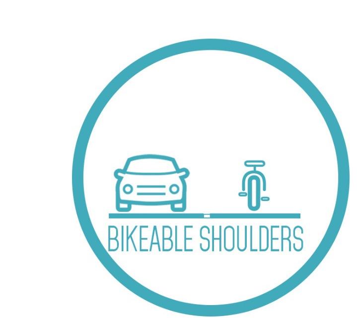 Bikeable Shoulders Bikeable Shoulders These portions of the roadway accommodate stopped or parked vehicles, emergency use, bicycles and motor scooters, and pedestrians where sidewalks do not exist.