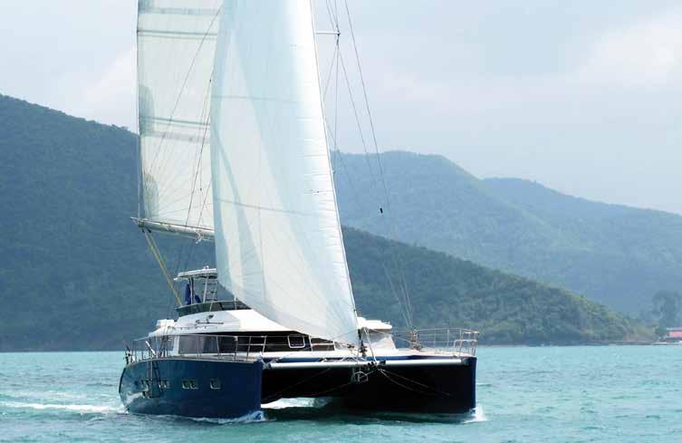 THE HELIOTROPE S 60 Long Ranger The Heliotrope Sailing 60 combines the advantages of a performance ocean cruising catamaran with superb live aboard facilities.
