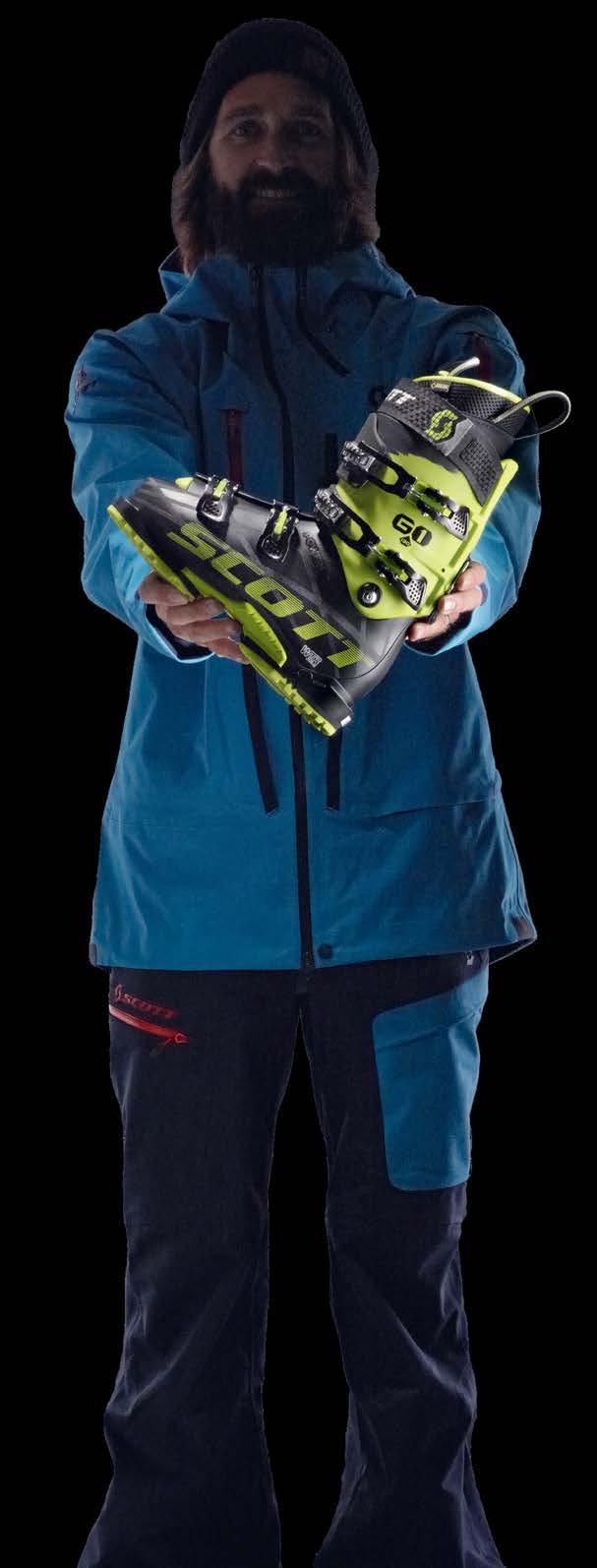 S COT T FREES ANYWHERE, ANYTIME COMFORT AND PERFORMANCE SCOTT OFFERS A FRESH LINEUP OF FREESKI-ORIENTED BOOTS FOR 2015-16 TO DRIVE SKIERS TO EXPLORE ALL MOUNTAIN TERRAIN.
