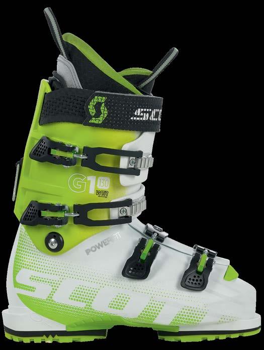 SCOTT G1 130 POWERFIT WTR 236374 The SCOTT G1 130 POWERFIT WTR is our signature freeskiing boot, offering the highest levels of performance and comfort.