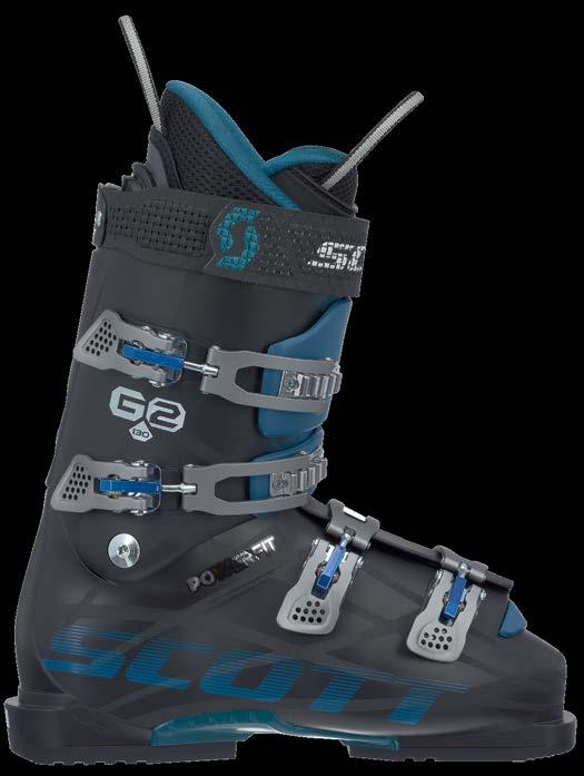 SCOTT G2 130 POWERFIT 239772 New for the 2015-16 season, SCOTT s G2 POWERFIT 130 features POWERFIT shell technology and a thermoformable liner in a hard-charging 130 flex.