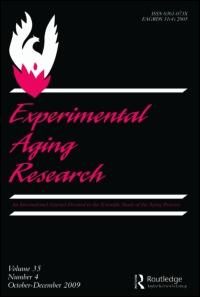 Experimental Aging Research An International Journal Devoted to the Scientific