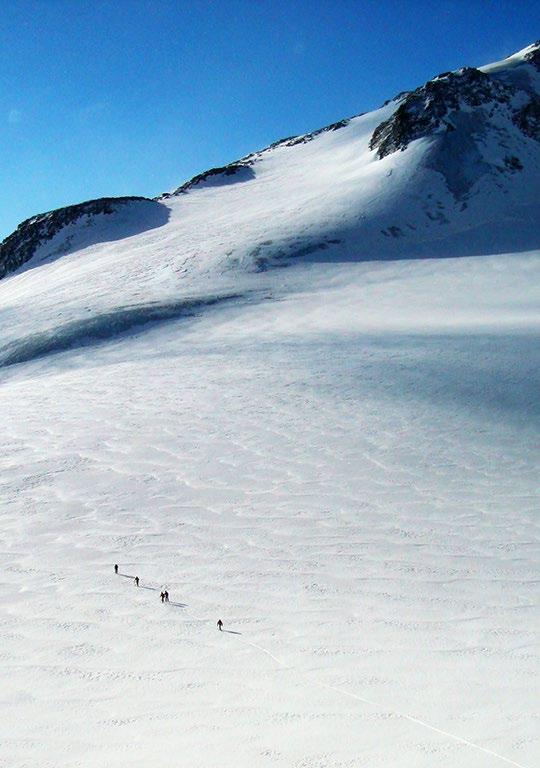 If you like ski touring then this is the perfect place for you to put on your skins, and take a guide to discover the fantastic back country.