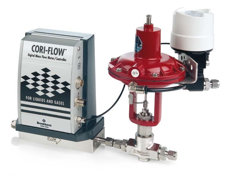 CORI-FLOW TM for Liquids and Gases Measuring principle The CORI-FLOW TM contains two parallel tube loops, forming part of an oscillating system.