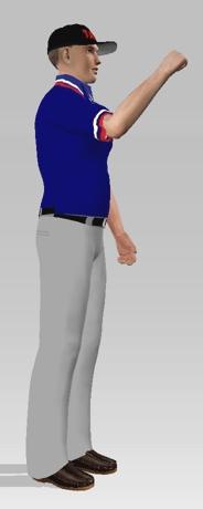 The forward motion should stop with a closed fist comfortably in front of your body line at the same time your fist would hit the wall (See Figure 2) You should verbalize HE S Out.