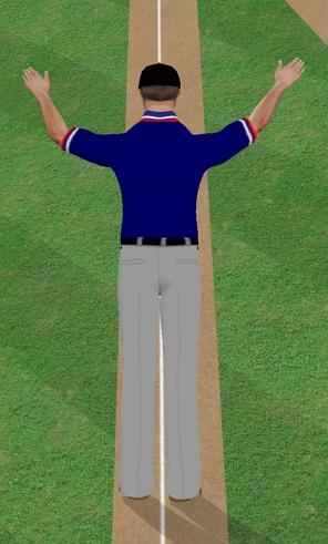 FOUL BALL Figure 1 Figure 2 Start from the standing position with your feet straddling the foul line.