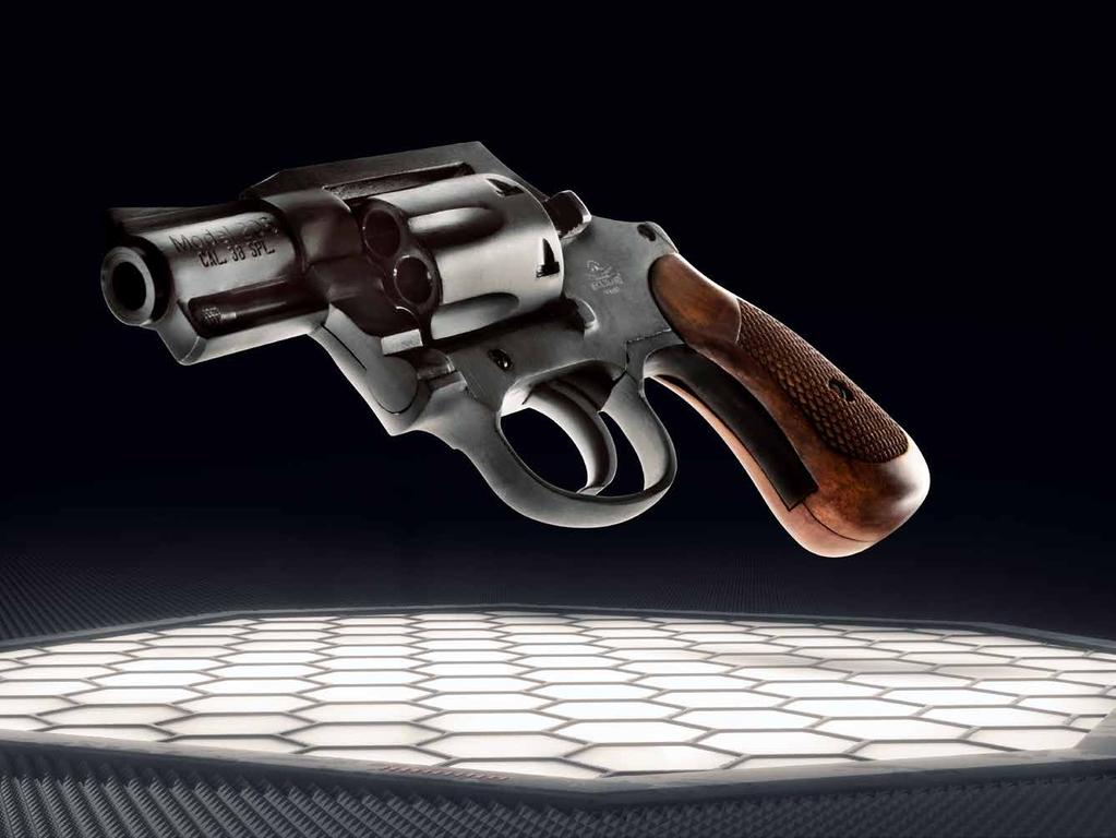 A classic design self-defense and concealed carry revolver where