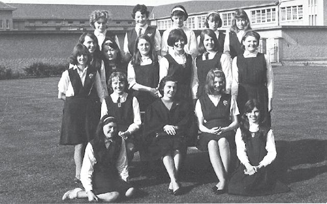 Jennifer with her Class Dominican Convent 1965 Less than 50 out of 500 who finished primary that year went on to secondary school.