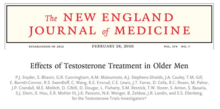 Men > 65 years (n = 790). Low serum testosterone <9.