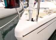 Manual reefing systems BELOW THE DECK MODELS > For Cruising models from C290 to C430 and Racing models from R250 tor430 > Adjustable tack point above the deck > Aesthetic solution enabling easier