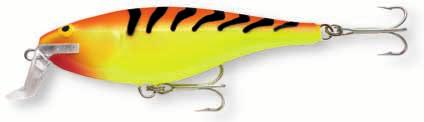 Rapala Super Shad Rap Code: SSR Saltwater Floating A robust heavy-weight lure made of balsa Imitates many baitfish Slow-swing swimming action Designed for big fish and extreme conditions Especially
