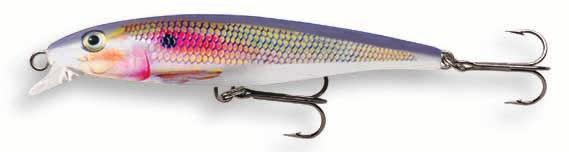 Rapala LC Long Casting Minnow Code: LC Floating Shallow Runner Super long casting lure Balsa body with a patent pending weight transfer system Minnow type body Super shallow runner Rolling swimming