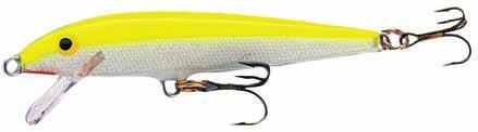 Rapala Original Code: F Floating The first Rapala lure (designed by Lauri Rapala, 1936) The most popular Rapala lure, a true bestseller Unweighted balsa body lure with a lifelike wounded minnow