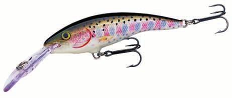 Rapala Tail Dancer Code: TD Floating Deep Diving First Rapala lure with both balsa body and high frequency rattling sound Banana shaped body gives a revolutionary wide swing swimming action TD goes