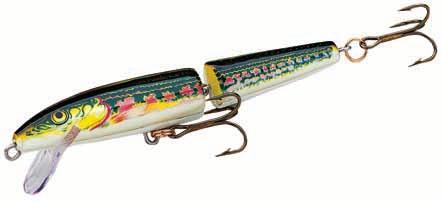 Rapala Jointed Code: J Floating (J-13: Saltwater) Two-piece lure with balsa body A good lure when the fish are not active Lively, quick, attention-getting swimming action Attention-getting swimming