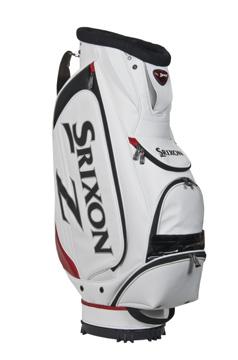 SRIXON TOUR STAFF BAG 9" 5-way Top 9 conveniently placed pockets Ergonomic front handle Waterproof Zipper with velour-lined pocket Integrated umbrella sleeve Insulated