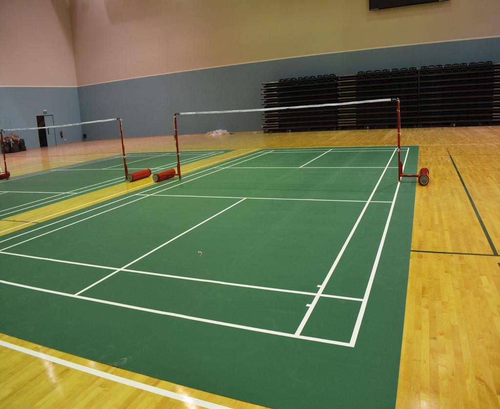 Mat Order No. 60200 The badminton floor mat is made from high quality PVC.