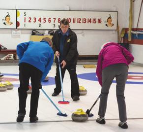 Our four-sheet rink is an integral part of the club and curlers enjoy