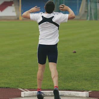 Throwing: Standing Shot Put STAGE 4 Group Goal: To give and receive feedback between members of your group to help each of you in