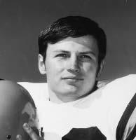 Doug Moreau Split End - 1965 Football News Remi Prudhomme Doug Moreau's pass-catching ability was heralded, but his place kicking had to be recognized.