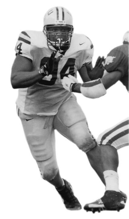 Michael Brooks Linebacker - 1985 Associated Press, Scripps-Howard News Service Michael Brooks stepped in from the very first game and showed his potential.