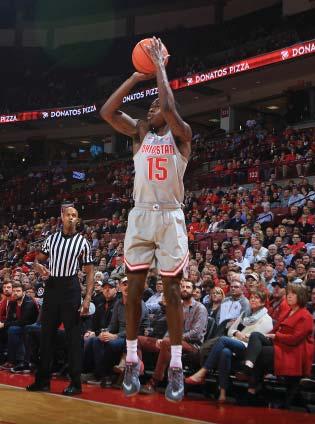 Two on Pace for 1,000 Career Points Jae Sean Tate became the 54th player to accomplish the feat of scoring 1,000 career points at Ohio State with 20 points at Maryland Feb. 11.