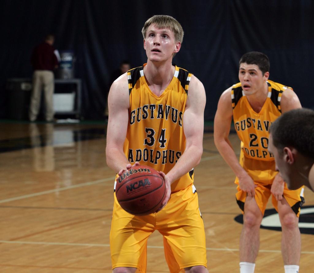 .. Named Minnesota Basketball Coaches Association (MBCA) Academic All-State his senior year. 2011-12: Appeared in four games for the Gusties as a firstyear... Played a total of two minutes.