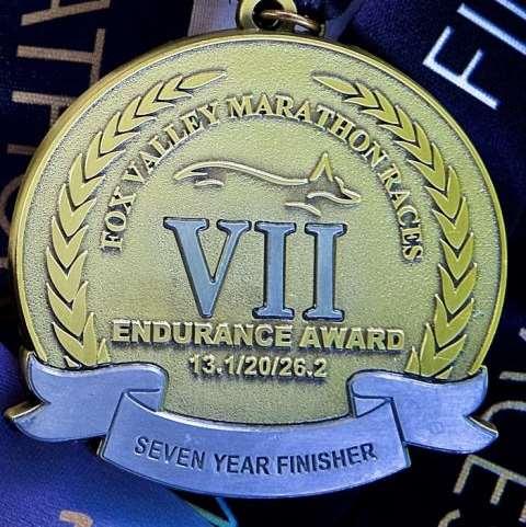 2 marathon will qualify as one of the races for an Endurance Award as part of the Fox Valley Marathon family of races.