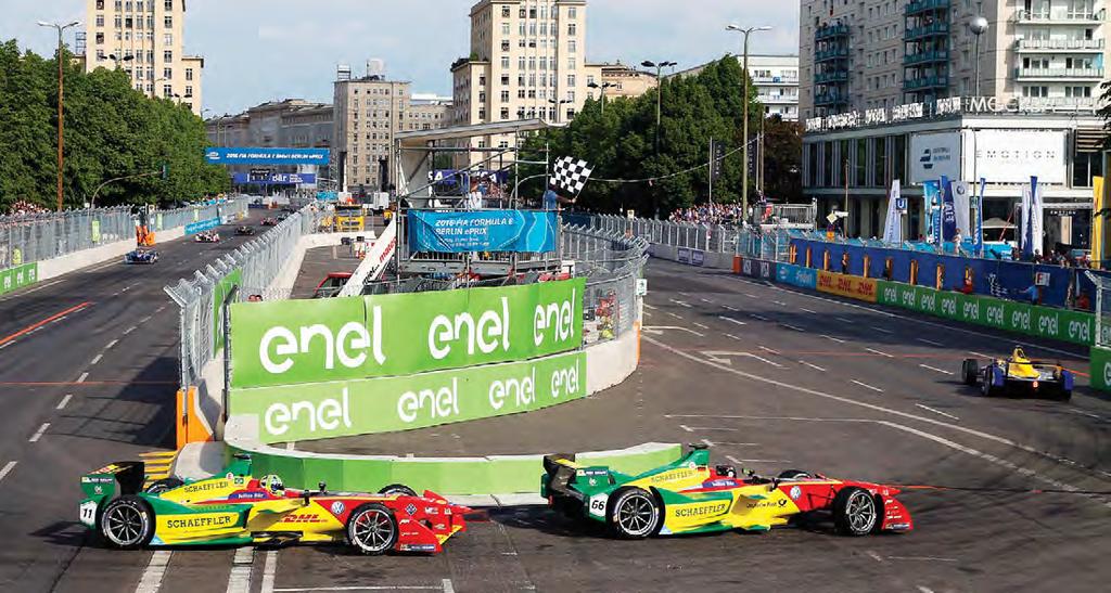 The NEXTEV cars of Nelson Piquet Jr and Turvey were cleared on the opening lap.