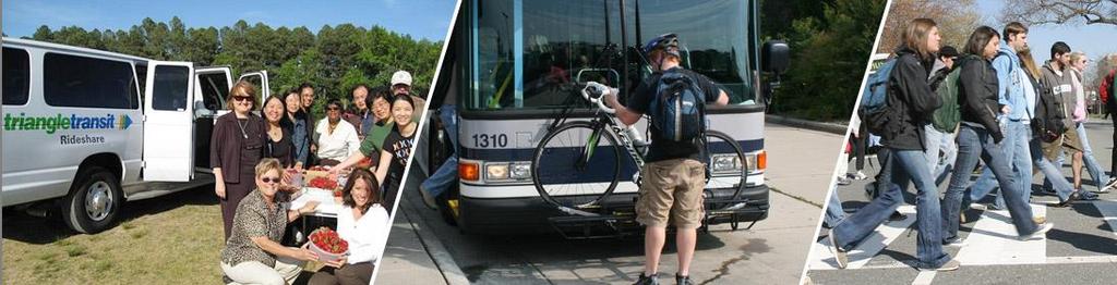 Commuter Alternative Program (CAP) Rewarding those who ride the bus, bike, rideshare, or walk $20/month off vanpool fares Free pass for GoTriangle, PART &
