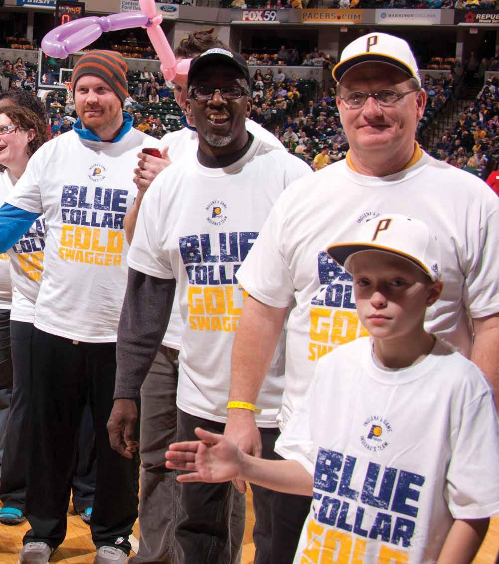 PACERS INTRO SQUAD Your group will join our Boom Babies to assist with our giant