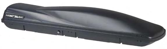 ROOF BOXES WINTER SPORTS Aspen Roof Top Cargo Box Made of UV-resistant ABS plastic Equipped with super smooth gas struts Load securing straps inside to prevent items from