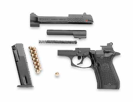 MILITARY AND LAW ENFORCEMENT PRODUCT CATALOGUE 80 Series SEMIAUTOMATIC PISTOL Characteristics Five main parts