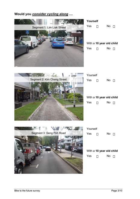 SURVEY DESIGN Pre-survey Sociodemographics Habits and attitudes towards cycling Willingness to cycle with today s infrastructure VR-Experiment Think aloud protocol (What do you see?