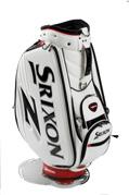 SRIXON TOUR STAFF BAG Notes NOTES 9" 5-way Top 9 conveniently placed pockets Ergonomic front handle Waterproof Zipper with velour-lined pocket Integrated umbrella sleeve