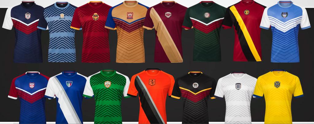 Uniforms JUSA teams playing in World Cup