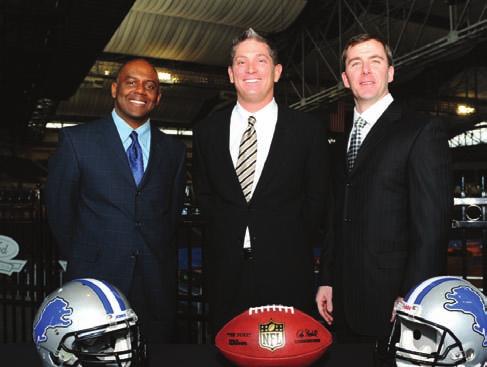 HISTORY BOOK Media. On Janaury 16, 2009, Lions President Tom Lewand and General Manager Martin Mayhew introduced the Lions new head coach, Jim Schwartz, at a press conference held at Ford Field.