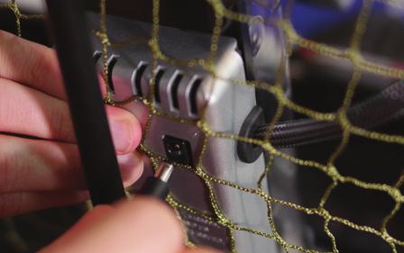 your table net support base and looping it over the table net clamp screw.