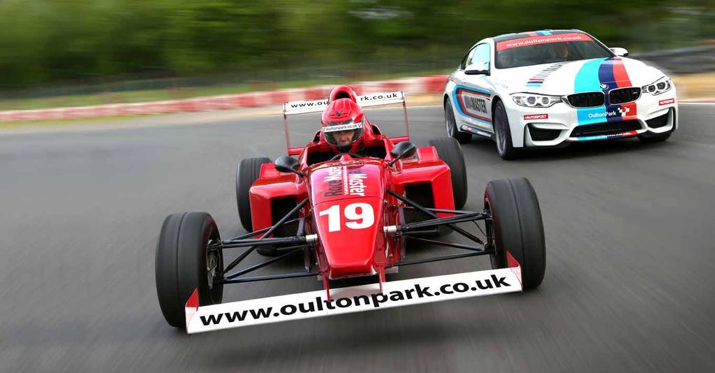 RACEMASTER Price - 189 Oulton Park A Formula One-style single seater experience is the most exhilarating way to sample the world-famous Oulton Park circuit, with acclimatisation first in a powerful